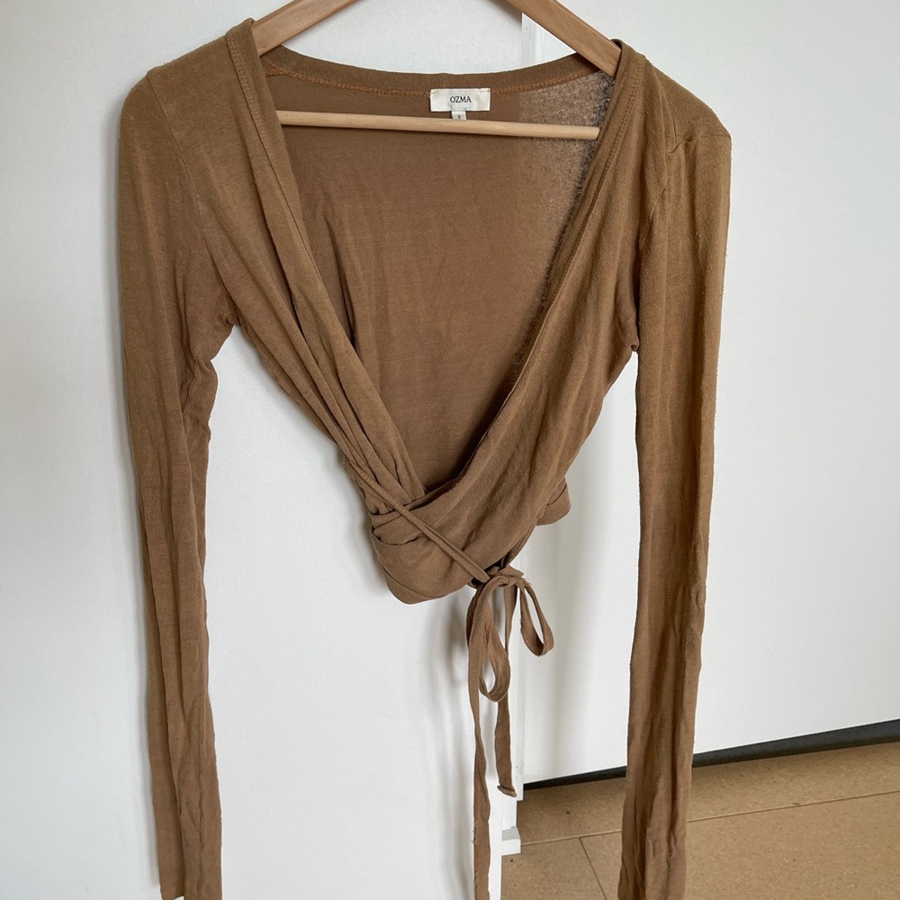 Ozma Dance Wrap Top Medium